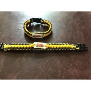 NATIONAL GUARD CITIZEN SOLDIER PARACORD BRACELET Lot Of 2